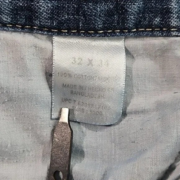 Route 66 Jeans Men's Size 32x34 Light Wash Denim Carpenter Boot Cut 100% Cotton - Picture 6 of 16